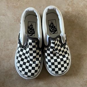 Toddlers Vans checkered